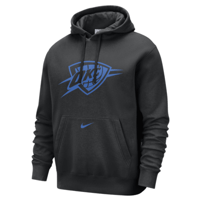 Oklahoma City Thunder Club City Edition Men s Nike NBA Fleece Pullover Hoodie. Nike